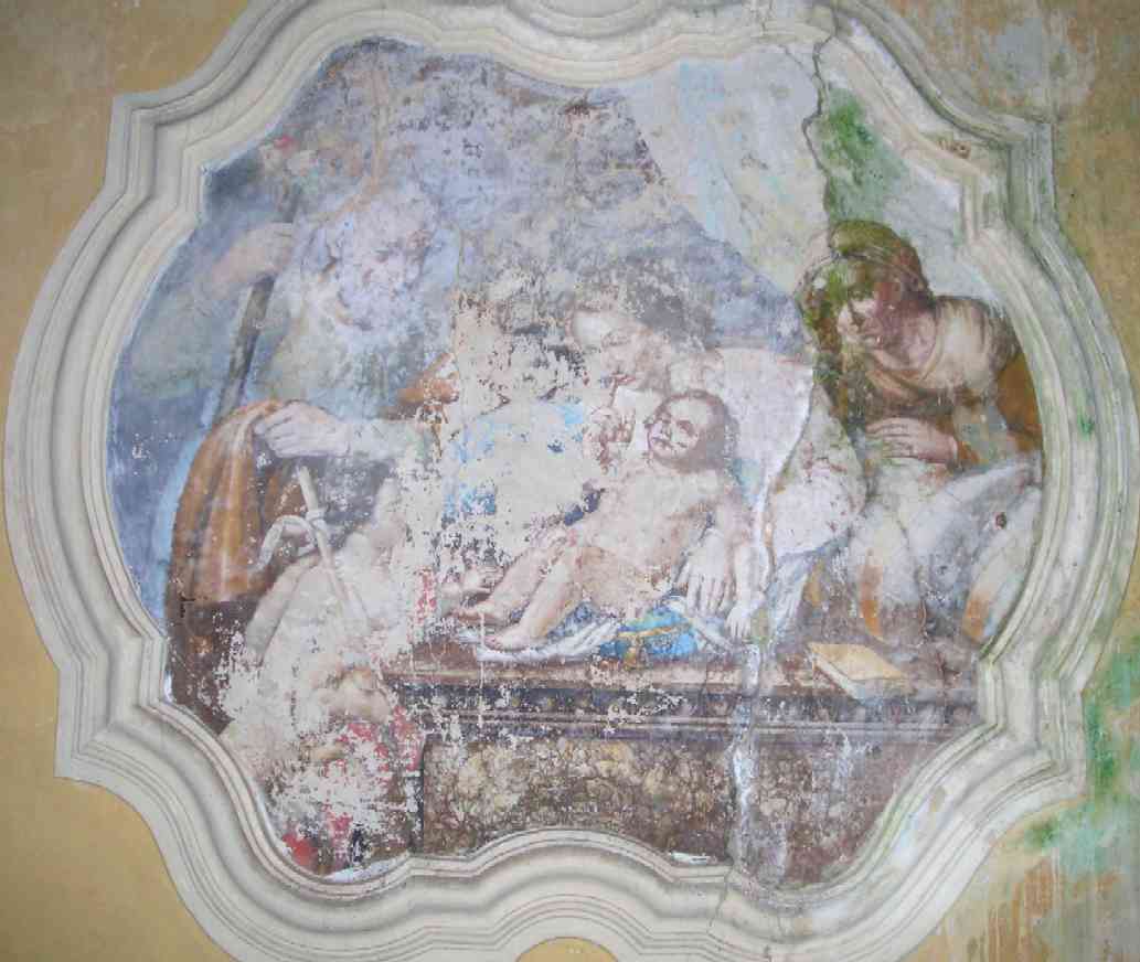S. Giuliano - uno degli affreschi in rovina